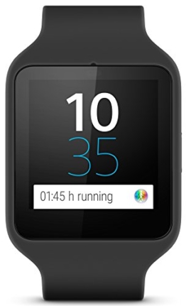 Sony Mobile SWR50 SmartWatch 3 Fitness- und Aktivitätstracker Armband Kompatibel mit Android 4.3+ Smartphones - Schwarz - 2