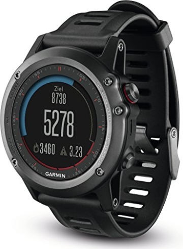Garmin fenix 3 GPS-Multisport Uhr (hochwertiges Design, zahlreiche Navigations & Sportfunktionen, GPS/GLONASS) - 