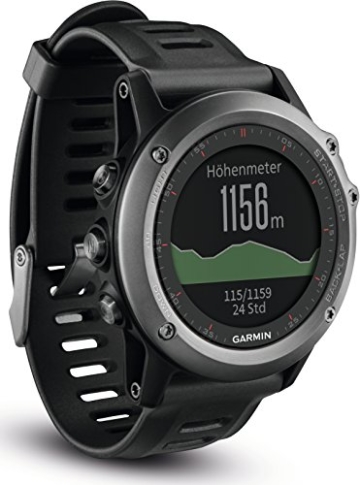 Garmin fenix 3 GPS-Multisport Uhr (hochwertiges Design, zahlreiche Navigations & Sportfunktionen, GPS/GLONASS) - 