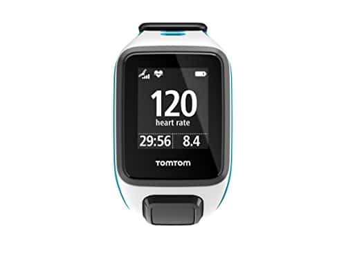 TomTom Runner 2 Cardio + Musik GPS Uhr, weiß/blau, S, 1RFM.001.03 -